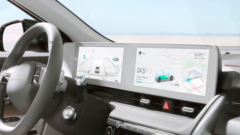 IONIQ 5 digitala skärmar