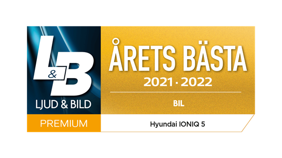 IONIQ 5 Årets Bästa Bil 2021-2022 Utmärkelse Ljud och Bild