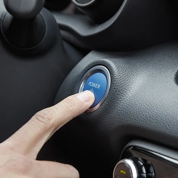 Startknapp i MAzda2 Hybrid