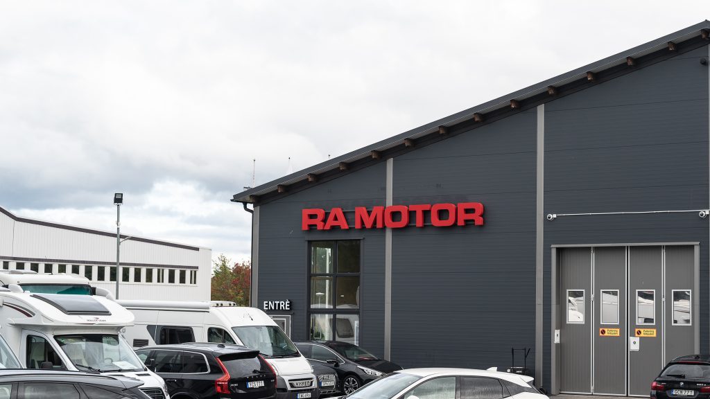 RA Motor Knivsta - bild på anläggningen