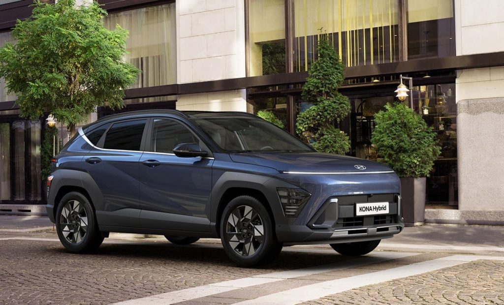 KONA Hybrid i färgen Denim Blue 