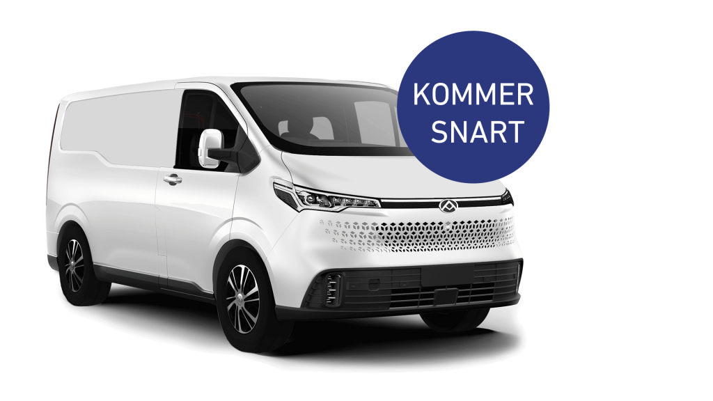 Maxus e-Deliver 7 i vit frilaggd
