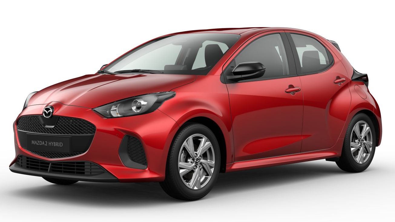 Mazda 2 Hybrid 2024 Exlisive-line Röd